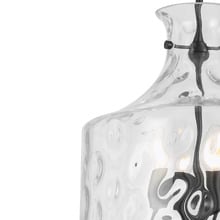 Coronado Dimpled Glass Bell Jar 4 Light Pendant